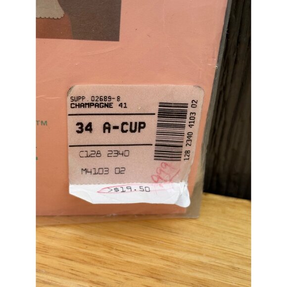 Adonna For JCPenney Fully Padded Backless Strapless Longline Bra 34A Champagne - Picture 5 of 13